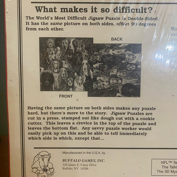 Vintage World’s Most Difficult Jigsaw Puzzle PENGUINS Double Sided - New Sealed - Picture 7 of 7